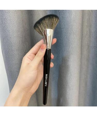 Worparsen Face Contour Brush Convenient Soft Synthetic Hair Portable Face Cheek Overall Setting Make Up Brush for Salon C - Buy Online on SooperMarket.com