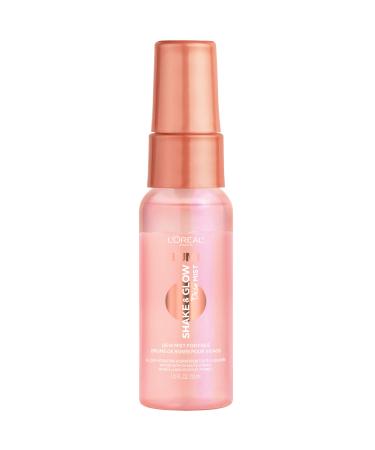 L'Oreal Paris Makeup LUMI Shake and Glow Dew Mist, Hydrating and Soothing Face Mist, Prep and Set Makeup, Energizes Skin with a Healthy Boost of Hydration, Natural Finish, 1 fl oz. 1 Fl Oz (Pack of 1)