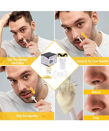 Yovanpur Nose Wax Kit: 100g Wax Beads, 20 Applicators, Mustache Protector, Easy & Painless - Buy Online on SooperMarket.com