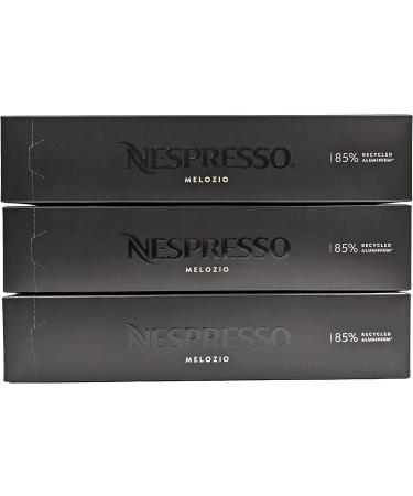 Nespresso Vertuo Coffee Capsules - Melozio - 3 Boxes (30 Pods) Bundled with Border Biscuits Selection & Giftable Tote Bag - Buy Online on SooperMarket.com
