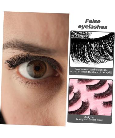 minkissy 10 Pairs Fake Eyelashes Russia Fiber 7d European and American - Buy Online on SooperMarket.com