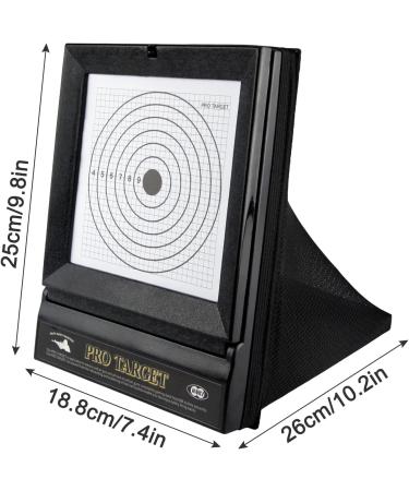 Airsoft Targets for Shooting - Reusable BB & Pellet Guns with Trap Net Catcher | Heavy-Duty Paper Sheets - Stand and Training Target Kit for Indoor/Outdoor Ranges - Buy Online on SooperMarket.com