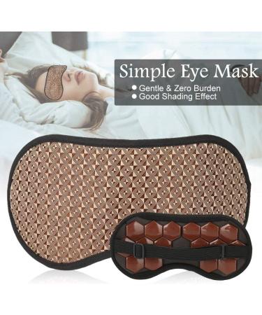 Jade Eye Mask Quartz Jadestone Eye Pad Jade Stone Sleep Eye Pad to Eliminate Wrinkles Puffiness and Irritation(Germanite) - Buy Online on SooperMarket.com