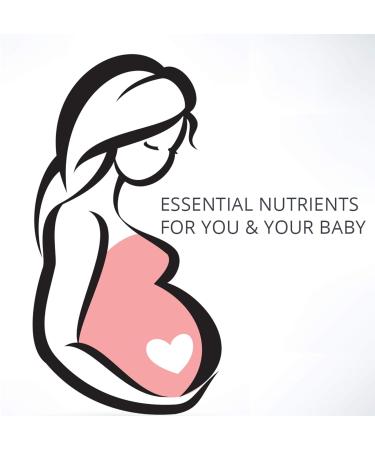 Prenatal Vitamins with 1000mcg Folate Folic Acid Prepares You for Conception and Childbearing 23 Vitamins and Minerals Includes Iron Calcium Vitamin D Biotin 90 Days Supply - Allmom's Choice - Buy Online on SooperMarket.com