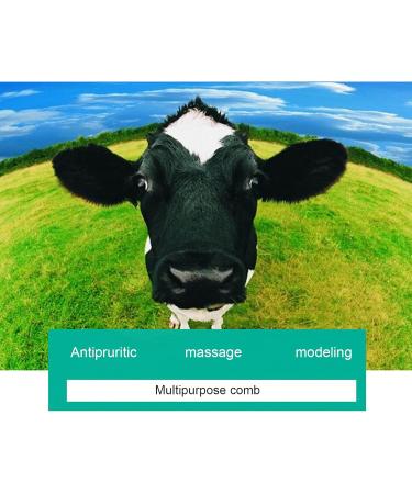Glomora Cow Brush - Premium Hair Care Rake Comb for Livestock Cattle Sheep & Horses | Anti-Itch Tool for Healthy Shiny Fur - Buy Online on SooperMarket.com