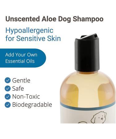 4Legger USDA Organic Hypoallergenic Coconut Dog Shampoo 16 oz - Fragrance-Free with Aloe for Dry, Itchy, Sensitive Skin - Buy Online on SooperMarket.com