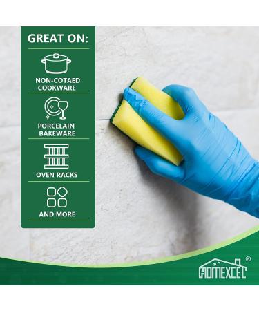 24 Count Heavy Duty Scrub Sponges for Kitchen Household Cleaning - Small Dish Sponges 3.5x2.1x0.9 - Buy Online on SooperMarket.com