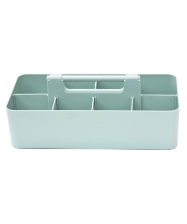 Enjoy Organizer -Large Portable Caddy, DIY Dividers, 8 Compartments, Office Supplies Organizer, Simple, Portable Basket with Handle Storage Organizer Modern,Endless Multi Use -Made in USA Mint