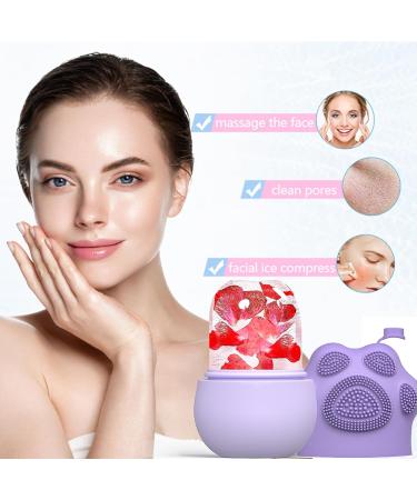 Joyeee Ice Face Roller | Silicone Facial Roller for Puffiness Relief Migraine Pain Relief & Skincare - Reusable Ice Cubes & Perfect Gifts for Women - Buy Online on SooperMarket.com