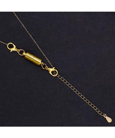Pack of 12 Gold and Silver Magnetic Lobster Clasps for Jewelry - Strong Magnet Accessory for Necklaces and Bracelets - DIY Friendly - Buy Online on SooperMarket.com