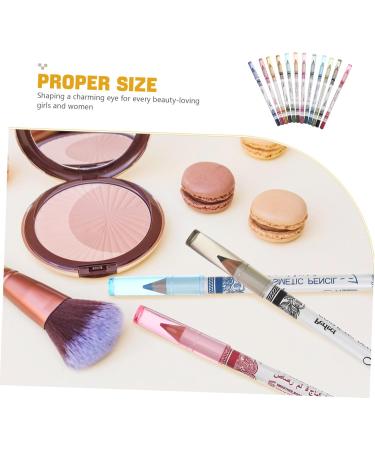 CIMAXIC 12pcs Eyeliner Lip Colour Liner Eye Pencil Eyeshadow Cosmetic Pen Makeup - Buy Online on SooperMarket.com