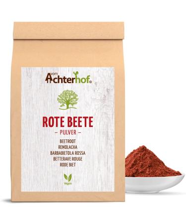Beetroot powder 100g |Endig hearty and sweet |Raw and cooked usable |Ideal for coloring food |from the Achterhof 100 g (1 Pack)