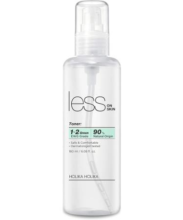 Buy Holika Holika Less on Skin Toner 180ml - Hydrating & Soothing | International Shipping Available - Buy Online on SooperMarket.com