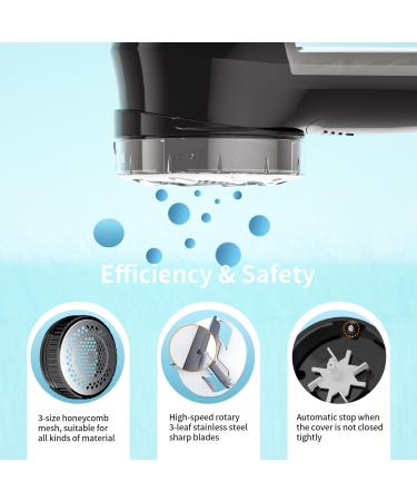 Buy JUEYINGBAILI Fabric Lint Shaver - Electric Sweater Fuzz Remover Battery Operated 80% Faster 3 Shave Heights for Clothes Lint Balls & Pills - International Shipping Available - Buy Online on SooperMarket.com