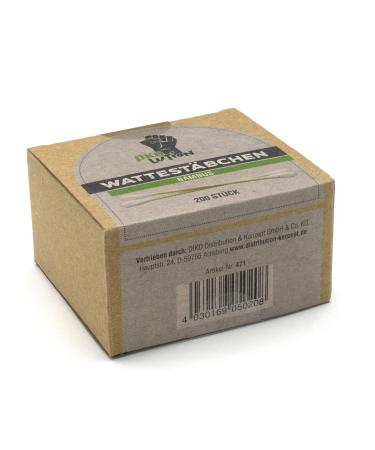  kolution Bamboo Cotton Swabs - 200 Eco-Friendly Ear Cleaners 100% Compostable & Plastic-Free - Buy Online on SooperMarket.com