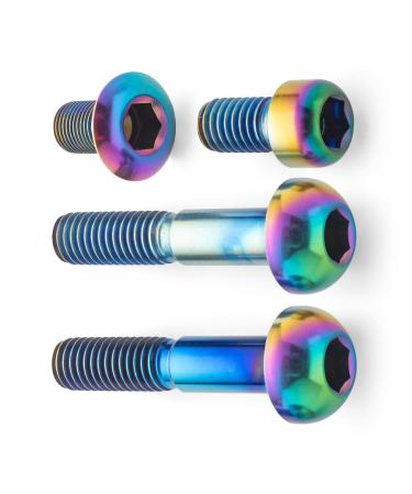 Terske Titanium Brake & Shift Lever Mountain Bike Bolt Kit fits SRAM Matchmaker Oil Slick