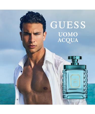 GUESS Uomo Acqua Eau de Toilette Cologne Spray For Men 1.0 Fl. Oz. 1 Fl Oz (Pack of 1) - Buy Online on SooperMarket.com