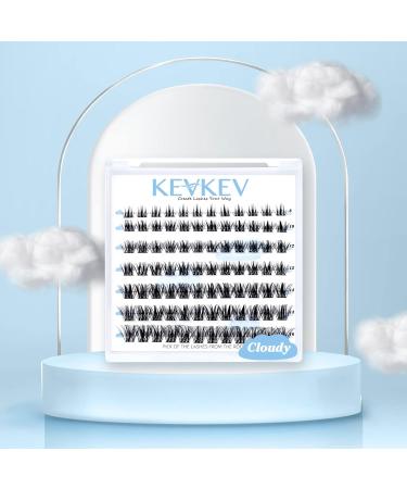 Lash Clusters 84 Pcs | DIY Cluster Eyelash Extensions | Thin Band & Soft | C-Mix (8-16mm) Cloudy - Buy Online on SooperMarket.com
