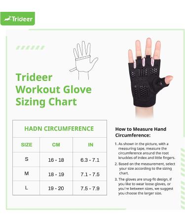 Trideer Breathable Workout Gloves for Women - Pink Small (6.3-7.1 in) | Weight Lifting, Gym, Exercise, Training, Rowing, Biking - Buy Online on SooperMarket.com