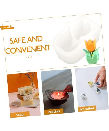 VILLCASE 3pcs Candle Mold White South Korea 3D Manual Silica Gel - Buy Online on SooperMarket.com