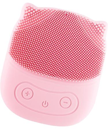 Face Wash Scrubber Penguin Shape Vibrating Face Brush - Waterproof Skin Care Face Brushes Electric Face Brush for Women and Men Pink - Buy Online on SooperMarket.com