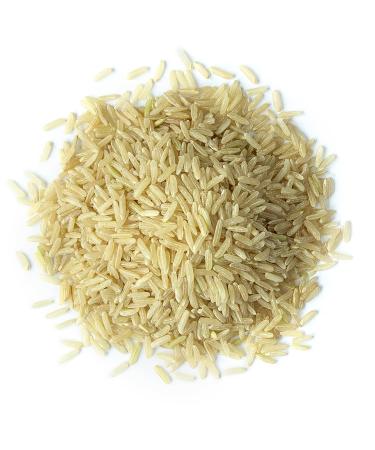 Organic Long Grain Brown Rice - 8 lbs | Whole Grain Raw Unpolished Kosher Vegan | Nutty Flavor & Chewy Texture | High Dietary Fiber | Ideal for Salads & Pilafs - Buy Online on SooperMarket.com