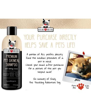 Pet Oatmeal Anti-Itch Shampoo & Conditioner - Soothes Allergies, Dry Skin & Itchiness! Smells Amazing! (1 btl) - Buy Online on SooperMarket.com