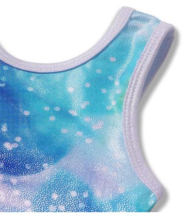 EQSJIU Girls Gymnastics Leotard 3-4T Sparkly Rainbow Galaxy Aurora Butterfly Flower Dancewear - Buy Online on SooperMarket.com