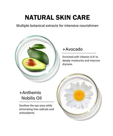 Avocado Retinol Eye Cream | Dark Circles Treatment & Anti-Aging Moisturizer | Firming Under Eye Cream for All Skin Types (15g - Buy Online on SooperMarket.com
