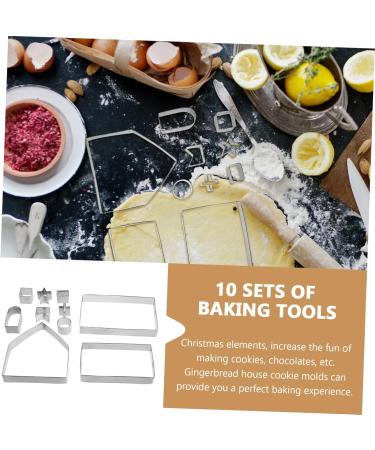 ABOOFAN 1 Set Christmas Baking Tools Mini Cake Molds Donut Mold Cutter Pressing Molds Biscuit Mold 3D Fudge - Buy Online on SooperMarket.com