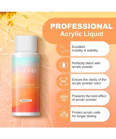 Saviland Acrylic Nail Kit with Drill - Beginner's 0.52oz Pink/Clear/White/Nudes Set for DIY Acrylic Nails at Home - Buy Online on SooperMarket.com