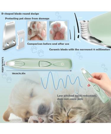 Dog Paw Cleaner Set - 150ml Foam Microfiber Towel Balm & LED Nail Trimmer | International Shipping - Buy Online on SooperMarket.com