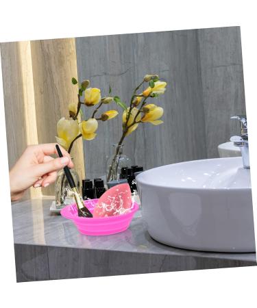 Buy Cosmetics Brush Scrubber Cleaning Pad | Makeup Brush Cleaner Tool 14.5x11cm - Efficient Eye Brush Washing & Rinsing Pad - International Shipping Available - Buy Online on SooperMarket.com