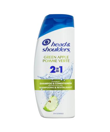 Head & Shoulders Green Apple 2-in-1 Anti-Dandruff Shampoo + Conditioner 613 mL Green Apple 613 ml (Pack of 1)