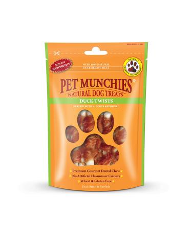 Pet Munchies Duck Twist 80 g Pack of 8