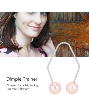 Dimple Balls Comfort Fit 2 Pairs Lightweight Stainless Steel Dimple Trainer for Facial Cheeks (Pink) - Buy Online on SooperMarket.com
