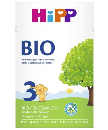 Hipp Organic Milk Formula 3 Pack of 4 (4 x 600g) Organic Milk Formula 3 New
