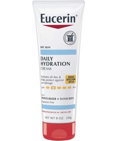 Eucerin Daily Hydration Cream SPF 30 Fragrance Free   8 oz (226 g)
