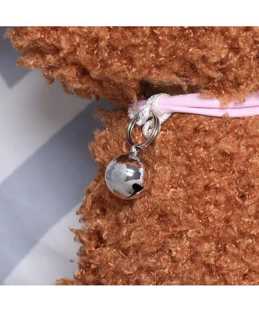 Balacoo Pet Bells 10pcs Cat Dog Bells Pet Collar Accessories Pet Training Bells for Kitten Collars Puppy Collars Silver - Buy Online on SooperMarket.com