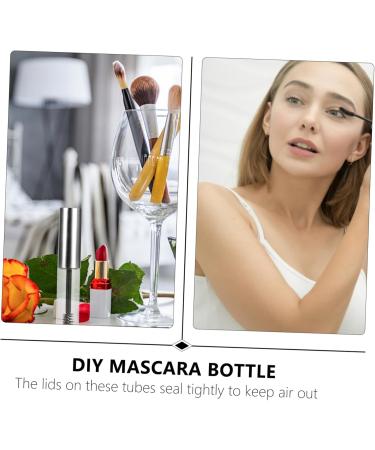 BELLIFFY 12pcs Mascara Tube Eyelash Cream Tube Empty Eyelash Tube Lash Kits Empty Eyeliner Tube Clear Plastic - Buy Online on SooperMarket.com