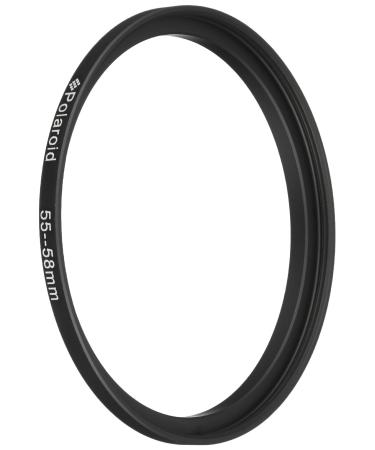 Polaroid Step-Up Aluminum Adapter Ring 55mm Lens To 58mm Filter Size
