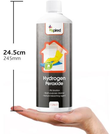 Inspired - Hydrogen Peroxide 3% 1 Litre - 10 Vols Lemon 1 l (Pack of 1) - Buy Online on SooperMarket.com