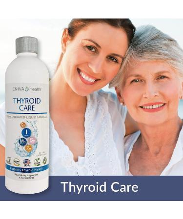 Eniva Health Thyroid Support Supplement - Liquid Ionic Iodine (16oz) for Metabolism, Energy & Focus | Vegan, Non-GMO with Fast Results - Buy Online on SooperMarket.com