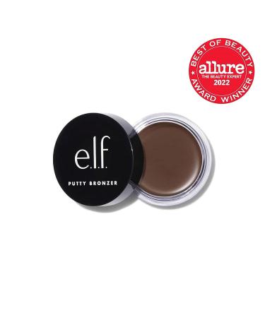 e.l.f. Putty Bronzer - Creamy & Highly Pigmented Formula for Long-Lasting Bronzed Glow - Infused with Argan Oil & Vitamin E - Beach Please! - 0.35 Oz - Buy Online on SooperMarket.com