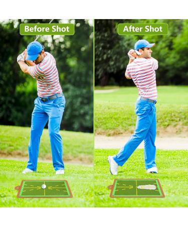 Golf Training Mat for Swing Detection  Path Visual Feedback Golf Swing Mat  Premium Golf Impact Mat  Path Feedback Golf Practice Mats  Advanced Golf Hitting Mat for Indoor/Outdoor - Buy Online on SooperMarket.com