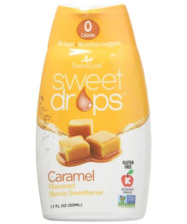 SweetLeaf Sweet Drops Liquid Stevia Sweetener (Caramel, Pack of 2)