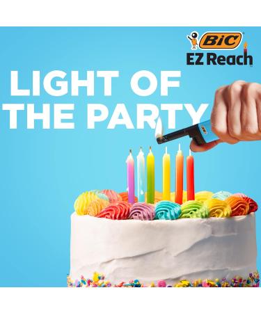 BIC EZ Reach Lighter Assorted Colors 40-Pack (Colors Will Vary) Great for Candle Lighting - Buy Online on SooperMarket.com