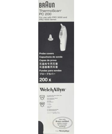 Braun PC 200 Probe Cover by Welch Allyn, 200 units per pack