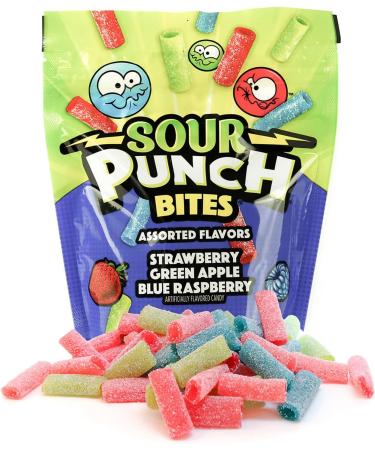 Sour Punch Assorted Flavor Sour Candy Bites 9oz Bag - Buy Online on SooperMarket.com