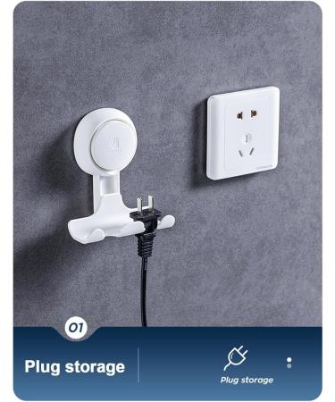 Tongfen Shaver Holder Hook | Self-Adhesive Shower Hanger & Suction Cup Razor Hooks for Towel Coat Luffa & Razor International Shipping Available - Buy Online on SooperMarket.com